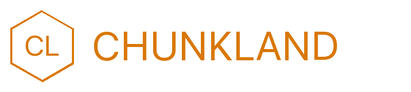 ChunkLand wordmark lockup